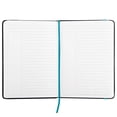 thumbnail image 2 of Elegant Journal Notebook, 80 Pages, Lined Paper, Microfiber Cover, Elastic Closure, Sweda - Teal, 2 of 6
