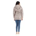 thumbnail image 3 of Chamarra capitoneada con estampado animal print y capucha integrada, 3 of 5