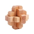 thumbnail image 3 of Hot!Funny Ming Lock Puzzle Wooden Cube Unlock Puzzle Game Enhances Dexterity Relief Logic Skills for DIY Parties, 3 of 7