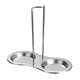 thumbnail image 5 of Naiovety Soporte Vertical para cuchara doble, espátulas para cucharón, soporte para utensilios de acero inoxidable, estante para cocina, Cocina y Comedor, 5 of 6
