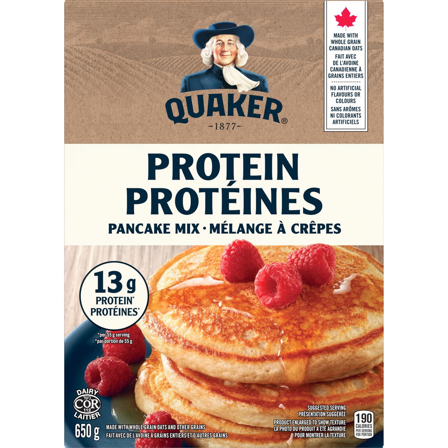 Quaker Babeurre protéine mélange à crêpes