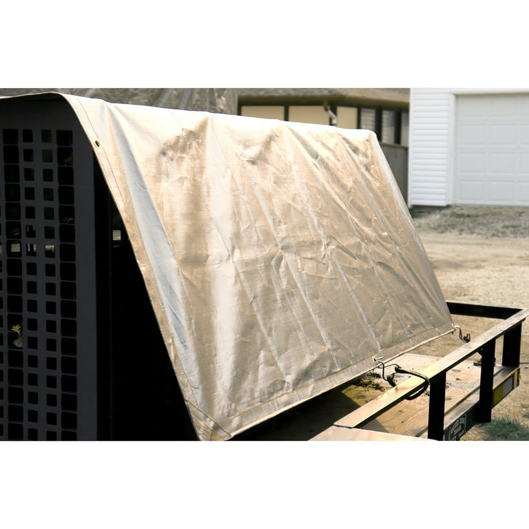 Erickson 6' x 8' Durable Outdoor Tarp, UV-Treated
