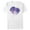 White, variant on Men's Avatar: The Way of Water Neytiri and Jake Sully Watercolor Heart  Graphic Tee Athletic Heather 2X Large
