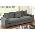 thumbnail image 3 of Modern Minimalist Corduroy 3-Seater Sofa 220×80×75cm, Spacious and Comfortable, 3 of 10