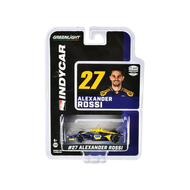 Dallara IndyCar # 27 Alexander Rossi \ NAPA Auto Parts \ Andretti Autosport \ "NTT IndyCar Series \" (2020) 1/64 Diecast Model Car de Greenlight "" " Greenlight 10863