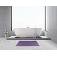 thumbnail image 3 of Beauty Threadz Cotton Banded Bath Mats, Plum, [Not a Bathroom Rug], 21 x 34 Inches, 100% Ring Spun Cotton - Highly Absorbent and Machine Washable Shower Bathroom Floor Mat (Pack of 2), 3 of 7