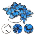 thumbnail image 3 of MRLESS 2pcs Women Butterfly Headband Elegant Butterfly Headpiece Butterfly Tea Party Headpiece Headband Girl Hair Accessory Hair Hoop Unique Butterfly Fascinator Headband, 3 of 8