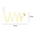 thumbnail image 4 of Guardoinrt Foldable Indoor Cat Tunnel S Type Portable Playing Tent Durable Spring Toy Yellow L Mouse 1Set, 4 of 6