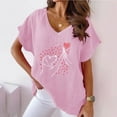 thumbnail image 2 of Womens Workout Tops Lace Blouses for Women Shirts for Women Dressy Casual, 2 of 4