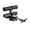 Black, variant on Permanent Sit Up Assist Club For Center Resistance Training With Modifiable Height And Soft Spume Cushioning