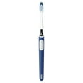 OralB Clic Manual Toothbrush with Replaceable Brush Head, Navy, 1 Ct