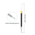 thumbnail image 2 of Uxcell 110mm Roller Pen Refills Black Gel Ink Pen Refill, Transparent Rod 100 Pcs, 2 of 5