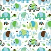 Gift Wrap 30"X5' Roll-Baby Boy, Pk 6, Cindus
