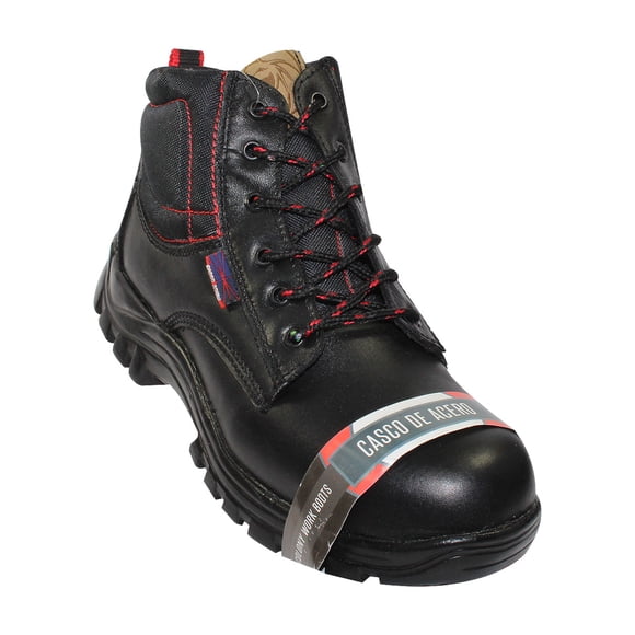 BOTA INDUSTRIAL LEON HOMBRE NEGRO PIEL 600 LEON 600p
