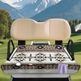 thumbnail image 3 of XYZCANDO Geometric Pattern Golf Cart Seat Covers Cute, Front Pockets Golf Cart Seat Protector Fit for Club Car, 3 of 8