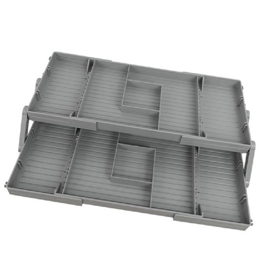 2 Tiers Drawer Organizer Expandable Drawer Jewelry Organizer Office Supplies