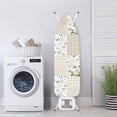 thumbnail image 3 of HELLHERO Patchwork Floral Pattern Ironing Board Covers 3 Fasteners Washable Ironing Board Dustproof Cover Lightweight & Breathable Breathable, 3 of 5