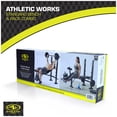 thumbnail image 3 of Athletic Works Standard Bench & Rack Combo with Leg Press, 3 of 7