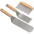 thumbnail image 1 of czcpp-Professional Griddle Spatula Set - Stainless Steel Metal Spatula and Griddle Scraper - Heavy Spatula Griddle Accessories Great for Cast Iron Griddle BBQ Flat Top Grill - Commercial Grade, 1 of 4