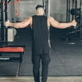 thumbnail image 5 of KDFJPTH Big And Tall Shirt for Men Muscle Tank T shirt Singlet Vest Bodybuilding Men's Sleeveless Gyms Fitness Top Men's blouse, 5 of 5