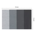thumbnail image 4 of Unique Bargains 8 Packs Placemats for Kitchen Dining Table Decor Washable Gray 18x12in, 4 of 7