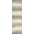 thumbnail image 3 of Safavieh  Dhurries Drema Hand-knotted Stripe Area Rug Brown/Ivory 3' x 5' 3' x 5' Indoor, Handmade Living Room, Bedroom Rectangle, 3 of 8