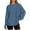 Navy, variant on Womens Long Sleeve Tops Shirts Fashion Oversized Casual Basic Crewneck Fall Clothes for Women Tees Blouses