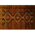 thumbnail image 1 of Ahgly Company Machine Washable Indoor Rectangle Persian Yellow Traditional Area Rugs, 5' x 7', 1 of 4