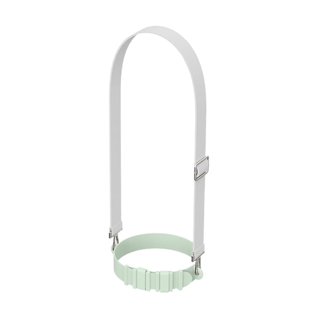 Ensemble d'Ustensiles de Cuisine Poignée Réglable pour Bouteille d'Eau avec Sangle Réglable : Support en Silicone Robuste pour Bouteille de 8 40 Oz Compatible avec Gobelet pour Marche, Vert