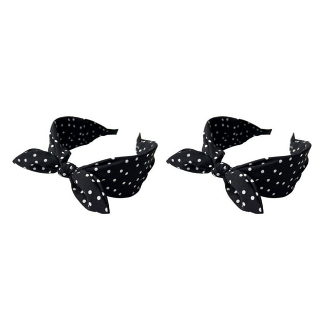 Baohd Style With Sweat Absorbent Women Accessories Lightweight And Durable Hair Bands Black 2Set