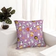 thumbnail image 6 of Pofeuu Lovely Animals Print Double-sided plush pillowcase Square Throw Pillow Covers Pillows Cover for Living Room Bedroom Sofa Couch Cushion Cover（No pillow core）-16"x16", 6 of 7