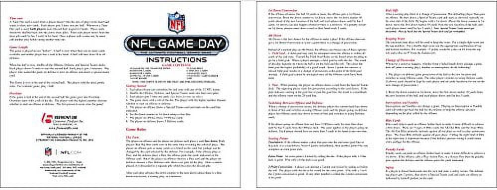 NFL Game Day Board Game