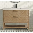 thumbnail image 3 of Carlsbad 42" Freestanding Bathroom Vanity Weathered Fir, 3 of 11