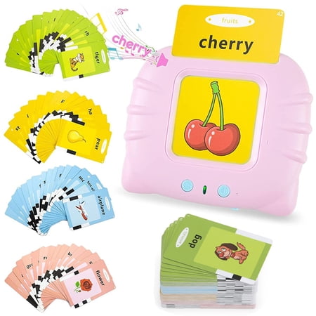 Deago Talking Flash Cards Learning Toys for 2-6 Years Old Boys Girls Educational Toddlers Toys Reading Machine with 224 Words Birthday Gifts for Kids (Pink) price history on PriceWatchPro