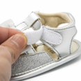 thumbnail image 3 of Yoyauz Baby Girl Mary Jane Shoes Anti Slip Rubber Sole Ballet Slippers Princess Dress Wedding Shoes Newborn Kids Shoes Toddler Shoes（0-12 Month）, 3 of 9