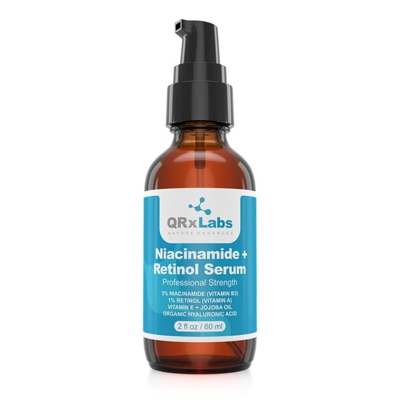 Sérum QRxLabs Niacinamida 5% (vitamina B3) +Retinol 1% 60 ml