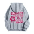 thumbnail image 3 of GDREDA Womens Two Piece Outfits Sets Hoodie Sweatshirt And Long Sweatpants Jogger Workout Set Fall Tracksuit Sweatsuits (Grey,XXL), 3 of 6