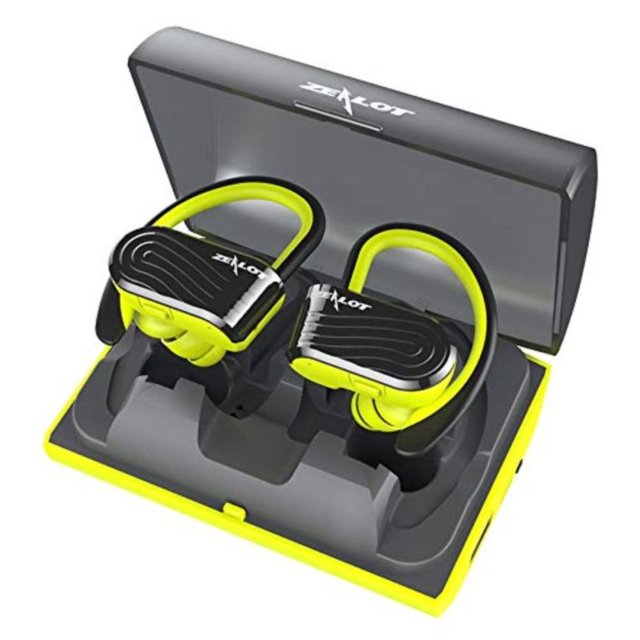 Auriculares Bluetooth A Prueba de Polvo con Caja De Carga Color Verde MobileCity Portatil