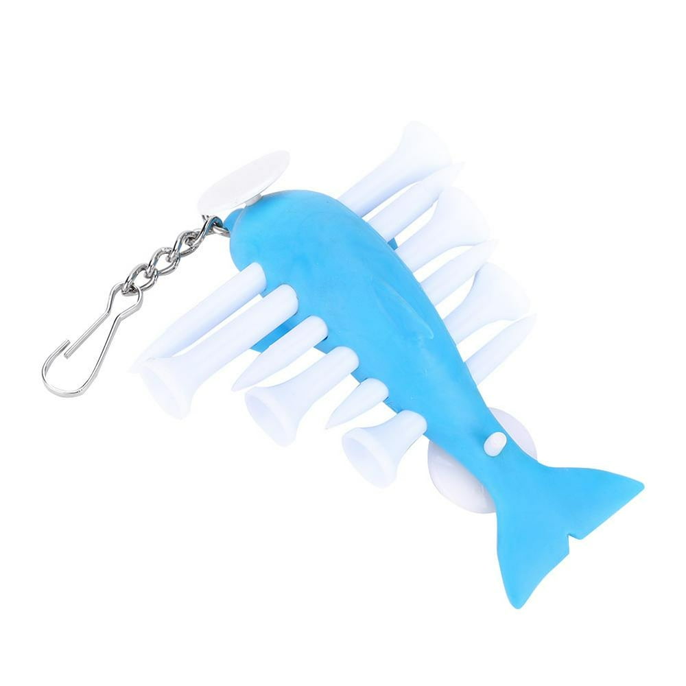 Tebru Portable TPE & Plastic Golf Tees Holder Carrier with Tee Ball