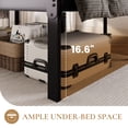 thumbnail image 4 of Merrland 18" Queen Size Metal Platform Bed Frame, Heavy-Duty, Ample Under-Bed Storage, No Box Spring Needed, Black, 4 of 9