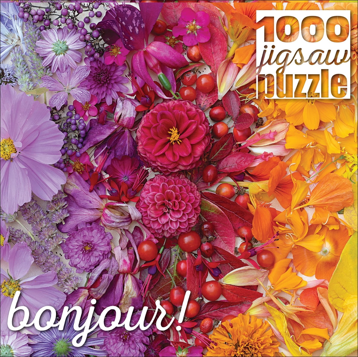 Buffalo Games Bonjour 1000-Piece Interlocking 26.75 x 19.75-Inch Jigsaw Puzzle Assortment for Adults Ages 14+ (Styles May Vary)