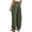 A-Green1182, variant on Elastic Waist Jogger Pants for Women Relaxed Beach Daily Trousers