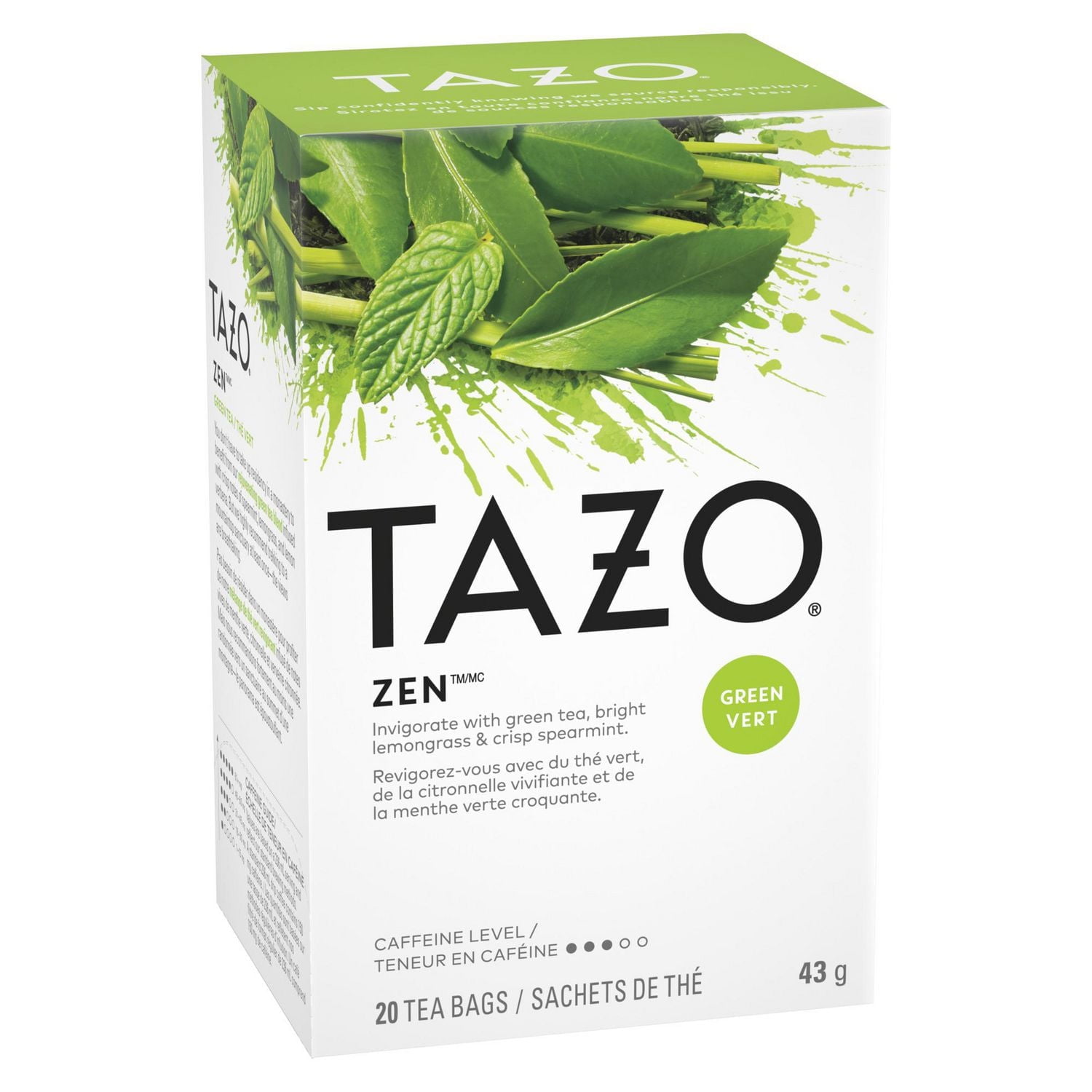 Tazo Zen Green Tea, Pack of 20