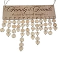 thumbnail image 4 of Wooden Calendar Board Diy Family Birthday Calendar Sign, 4 of 9