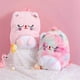 thumbnail image 5 of Cartoon Plush Shoulders Bag 3D Dyeing Cat Backpack with Adjustable Strap Furry Small Size School Bag for Preschool Kids, 5 of 5