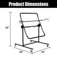thumbnail image 2 of Adjustable Auto Bumper Repair Stand with Wheels, Holds Plastic Car Bumper Covers for Automotive Bodyshop Repair - Multiple Angles, 5 Locking Positions, 2 of 7
