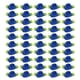 thumbnail image 1 of Uxcell 0.6 pulgadas pequeñas flores de cinta de satén en forma de rosa adornos rosetas apliques azul oscuro 50 piezas, 1 of 6