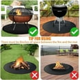 thumbnail image 3 of ANUNU 36in Under Grill Mat for Outdoor Grill,ndoor Fireplace/Fire Pit Mat, 3 of 6