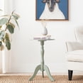 thumbnail image 4 of Decor Therapy Olive Branch Chic Pedestal Round Accent Table, Traditional, 24" x 15" x 15", 4 of 7