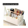 thumbnail image 4 of Desk Organizer Multi-Functional Carry Divided Office Storage Tote Plastic Pencil Pen Holder Station, 4 of 5